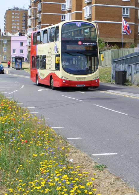 Brighton & Hove Volvo B5LH Wright hybrid 444